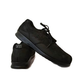 SAS Tripad Free Time Womens Black Suede 9.5 wide
